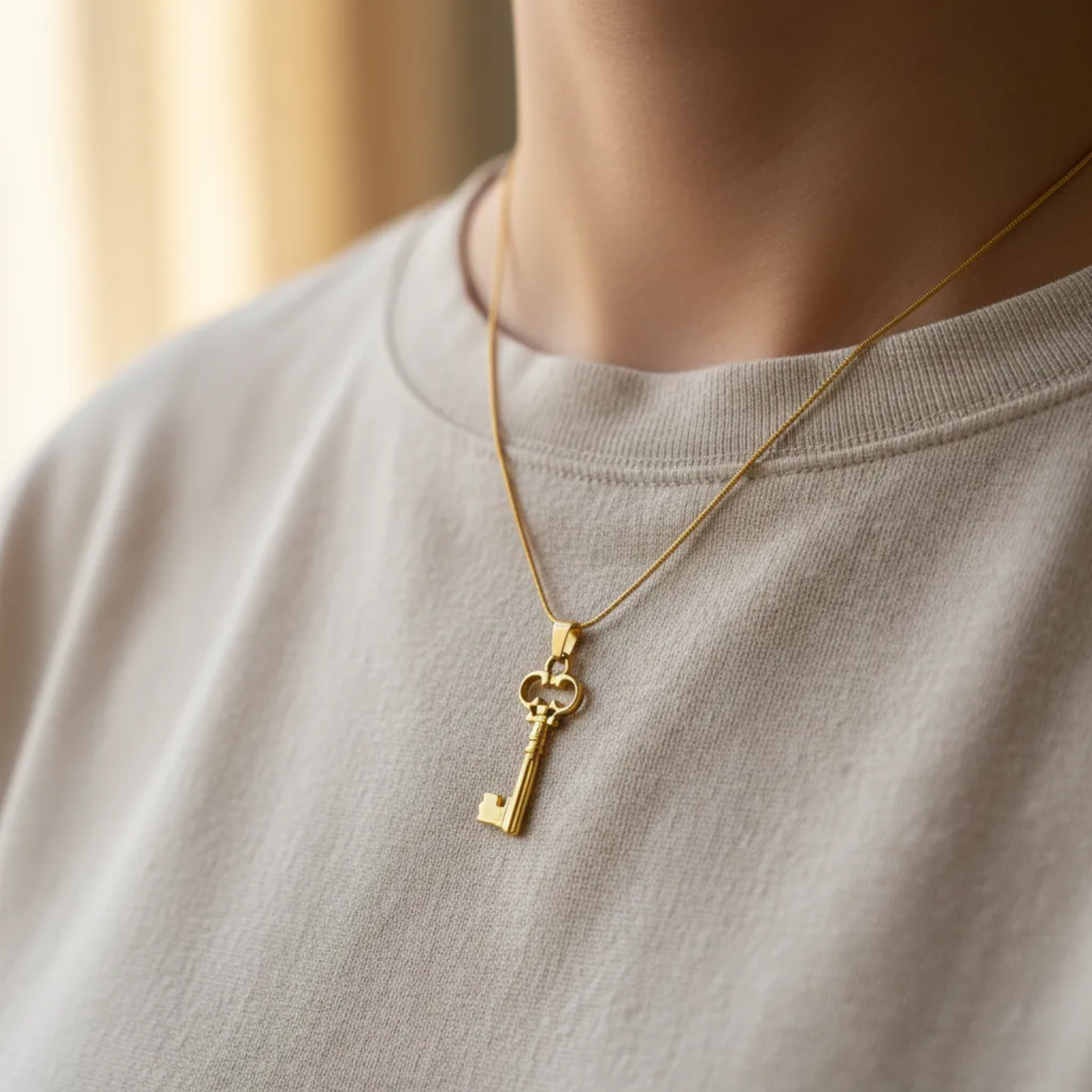 Gold Key Necklace