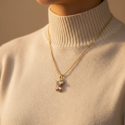 Blossom Drop Pendant Necklace