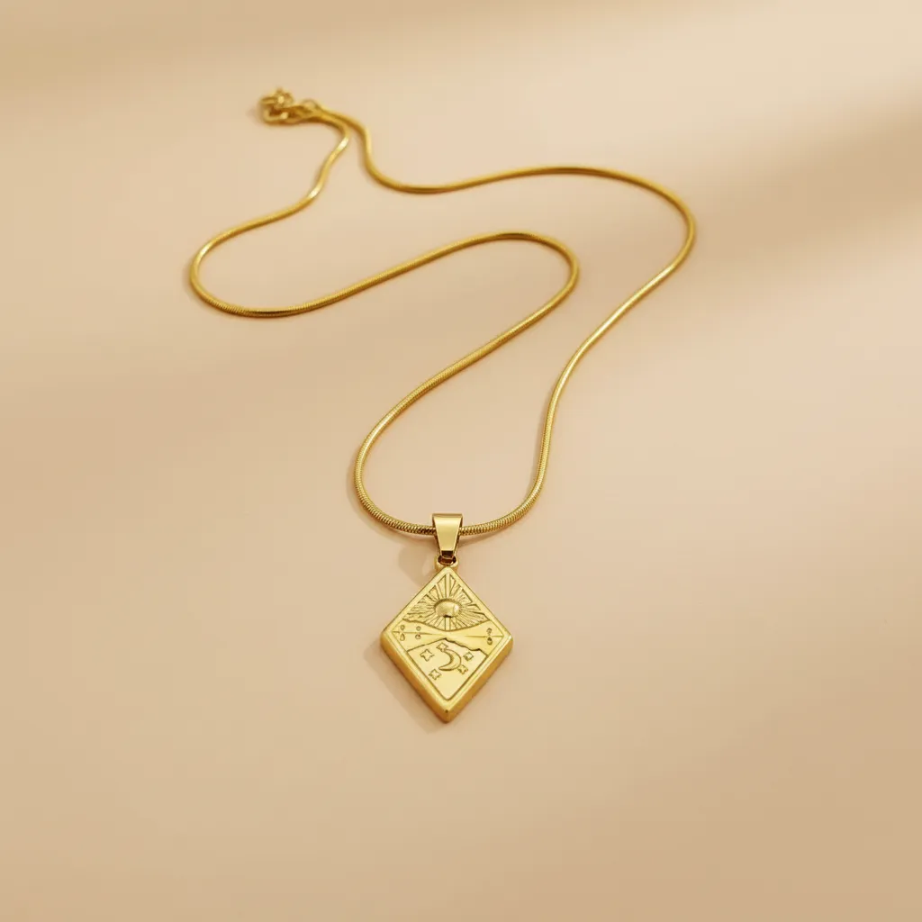 Gold Zodiac Charm Necklace