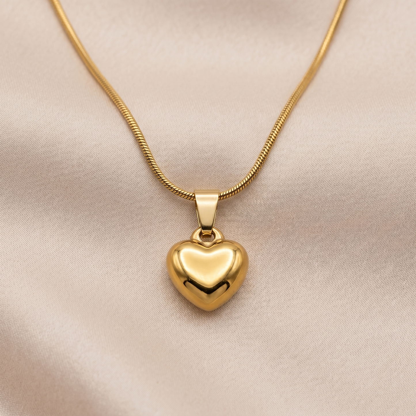 Gold Little Heart Necklace