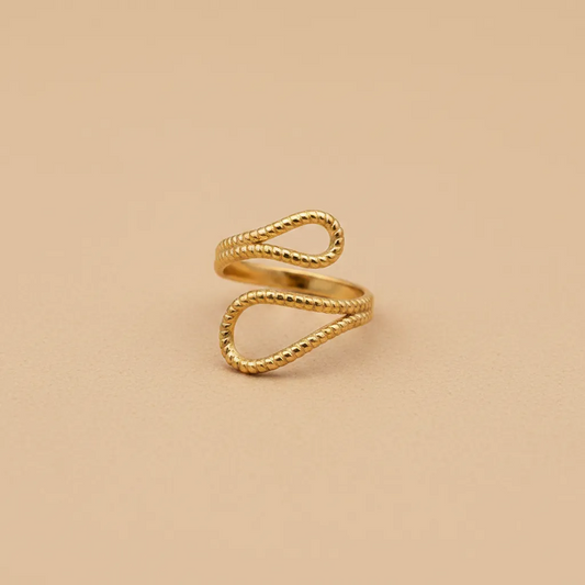 Gold Soft Loop Adjustable Ring