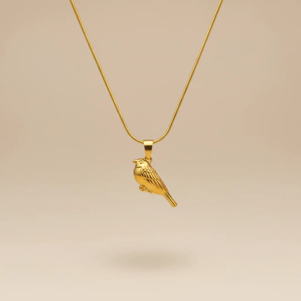 Gold Bird Necklace