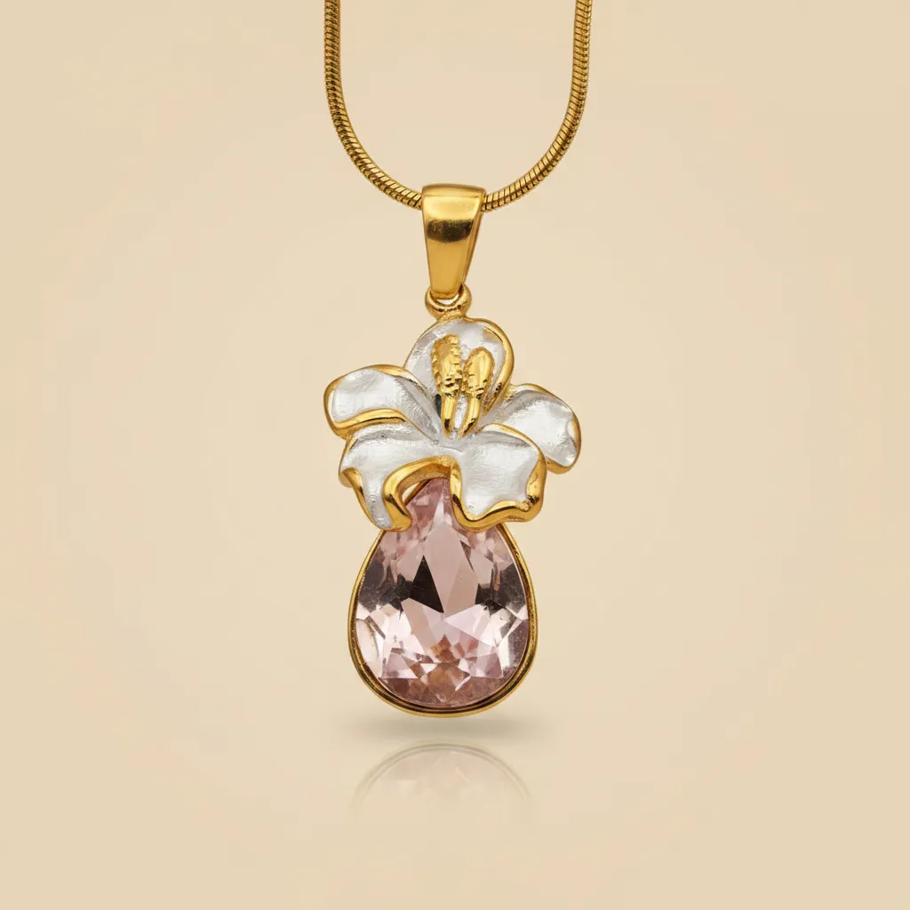 Blossom Drop Pendant Necklace