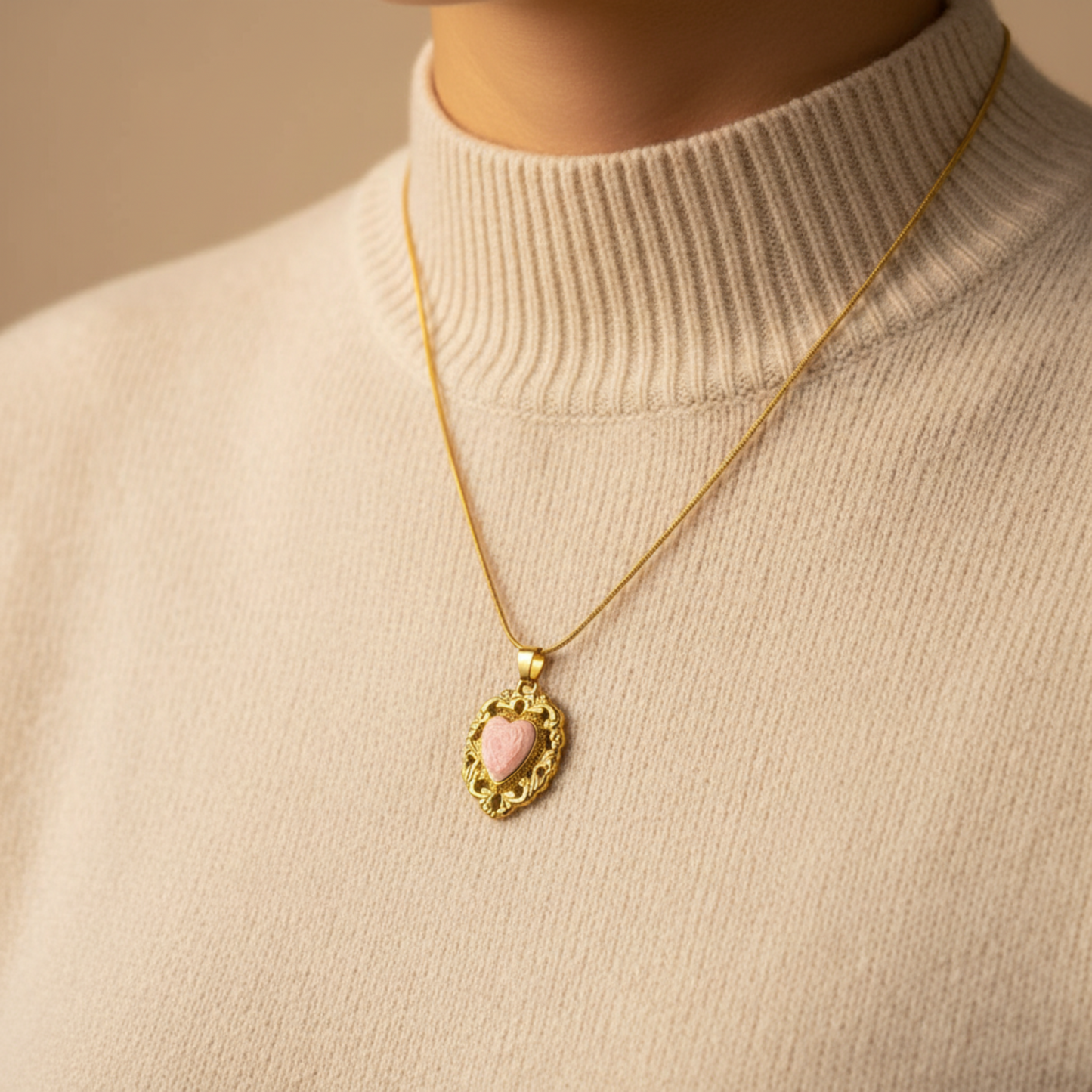 Rosalie Heart Necklace