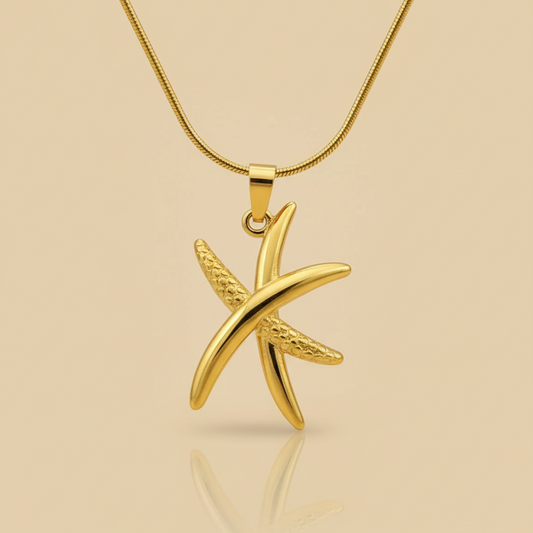 Collier Étoile de mer en or