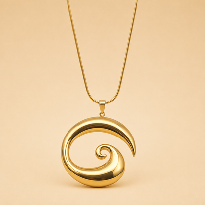 Golden Spiral Necklace