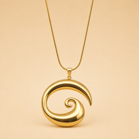 Golden Spiral Necklace