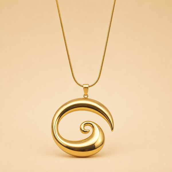 Golden Spiral Necklace