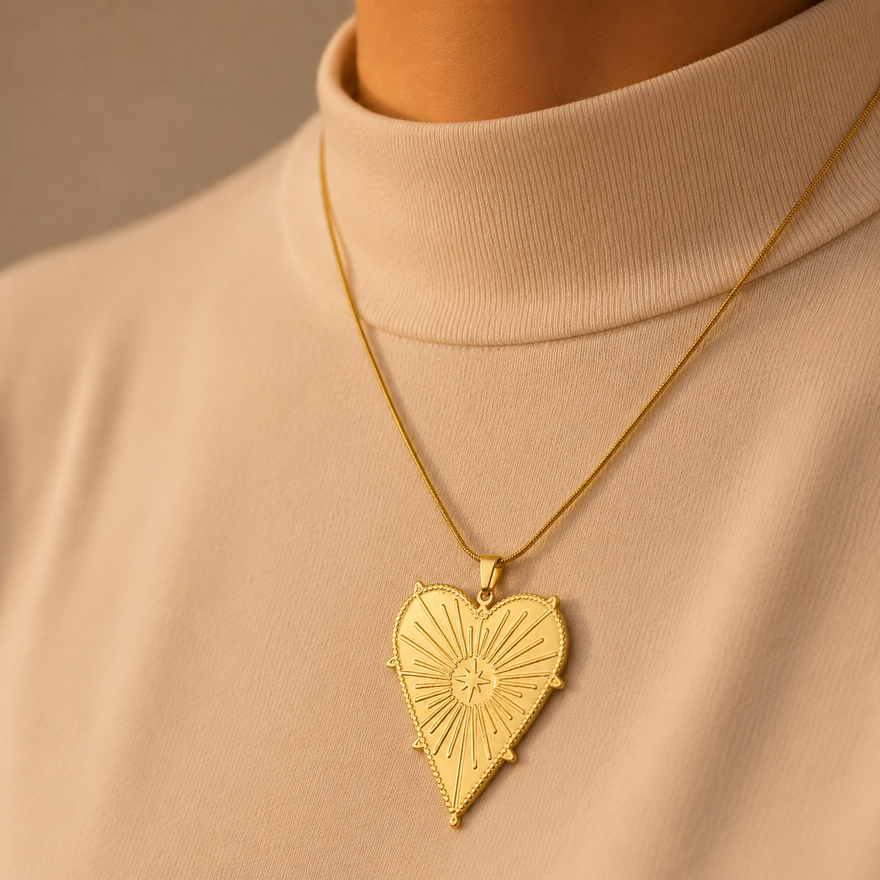 Star Heart Necklace