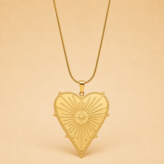 Star Heart Necklace