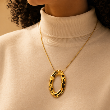 Chunky Oval Necklace