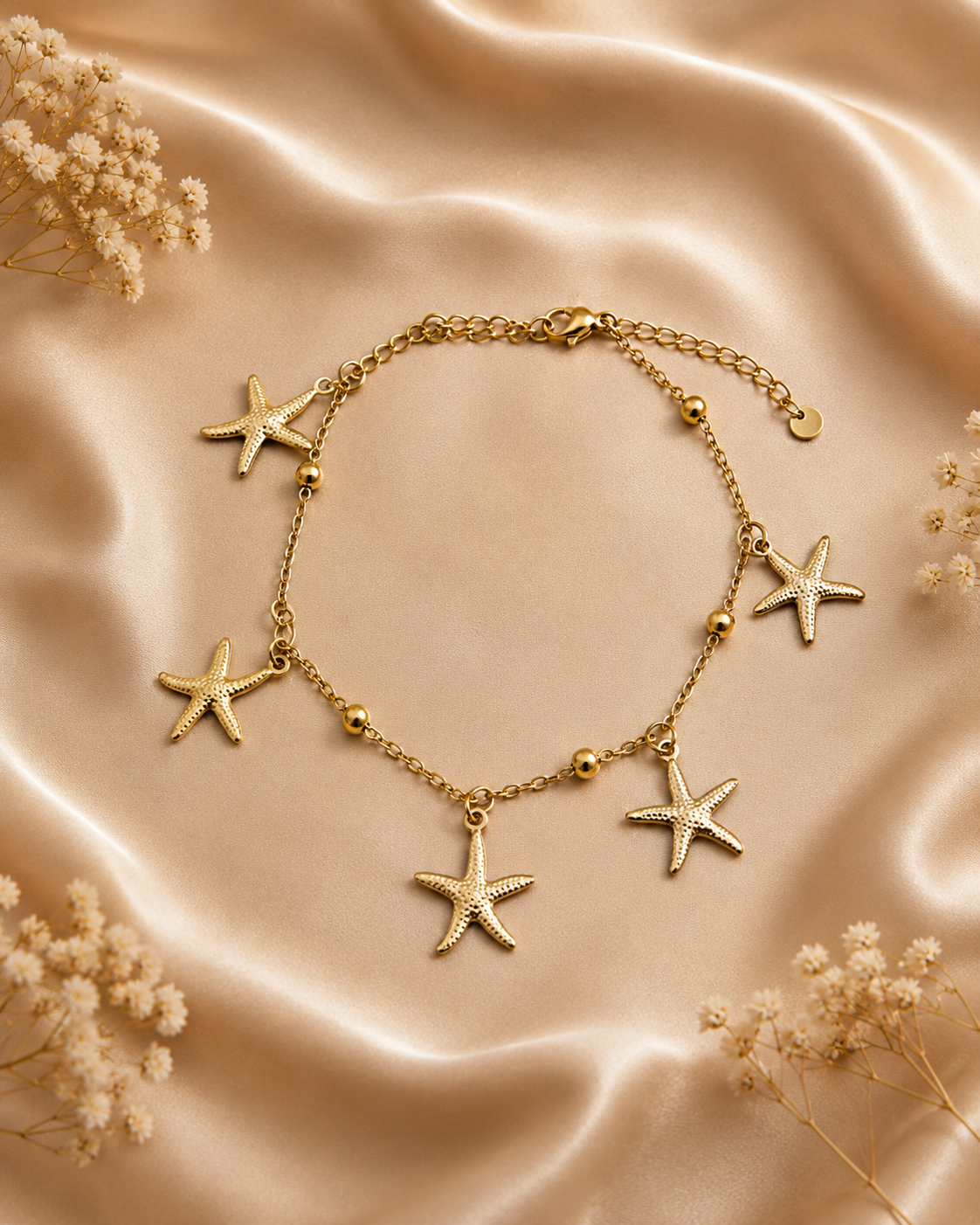 Golden Ocean Anklet