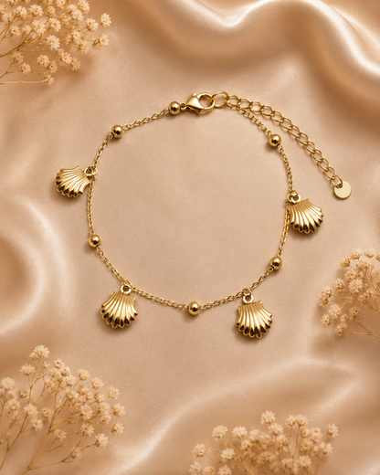 Golden Ocean Anklet