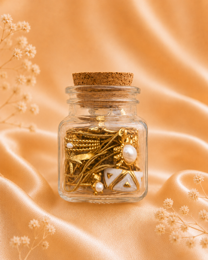 Golden Pearl Treasure Jar