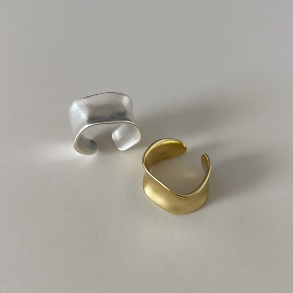 Chunky Wave Ring – 925 Sterling