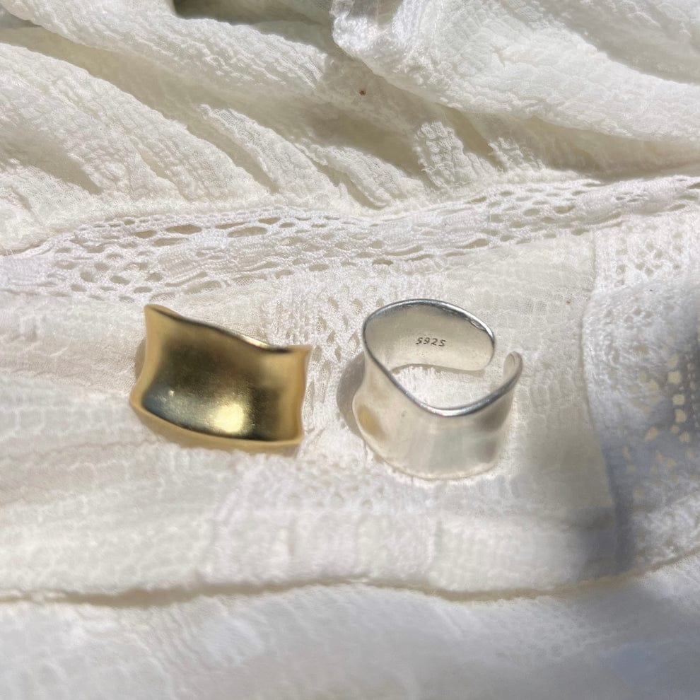 Chunky Wave Ring – 925 Sterling