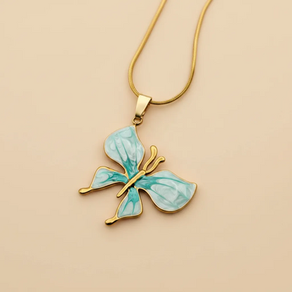 Butterfly Turquoise Pendant