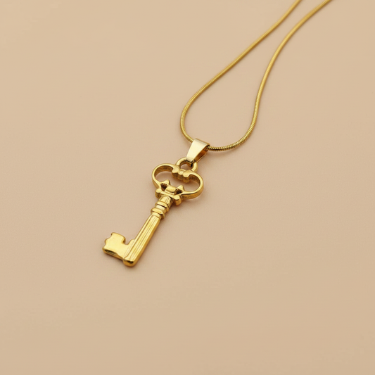 Gold Key Necklace
