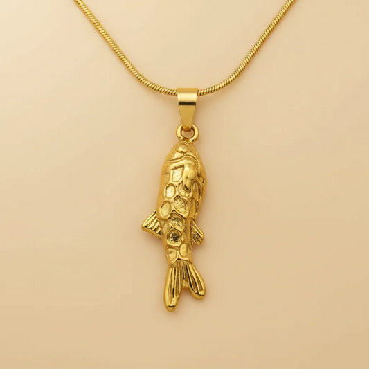 Gold Fish Necklace